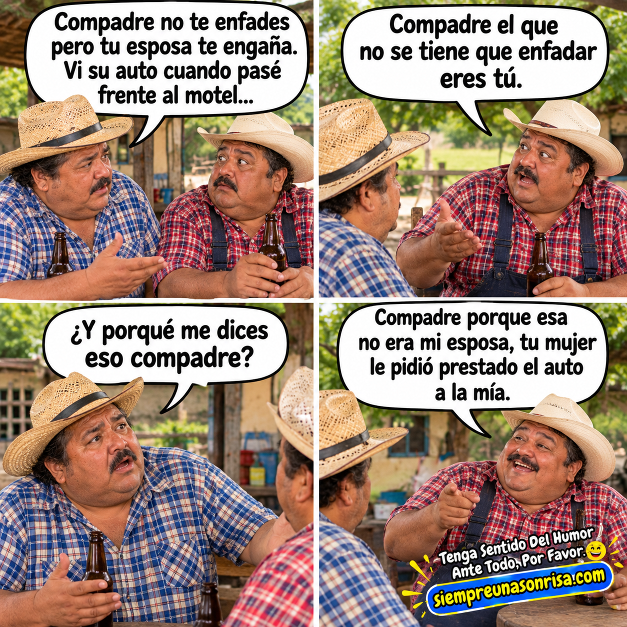 chistes, humor, compadres, infidelidades, humor de parejas, chiste corto,