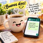 frases de buenos días para WhatsApp originales y divertidas
