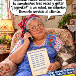 humor cotidiano, chistes de atención al cliente, memes graciosos, humor de abuelas,