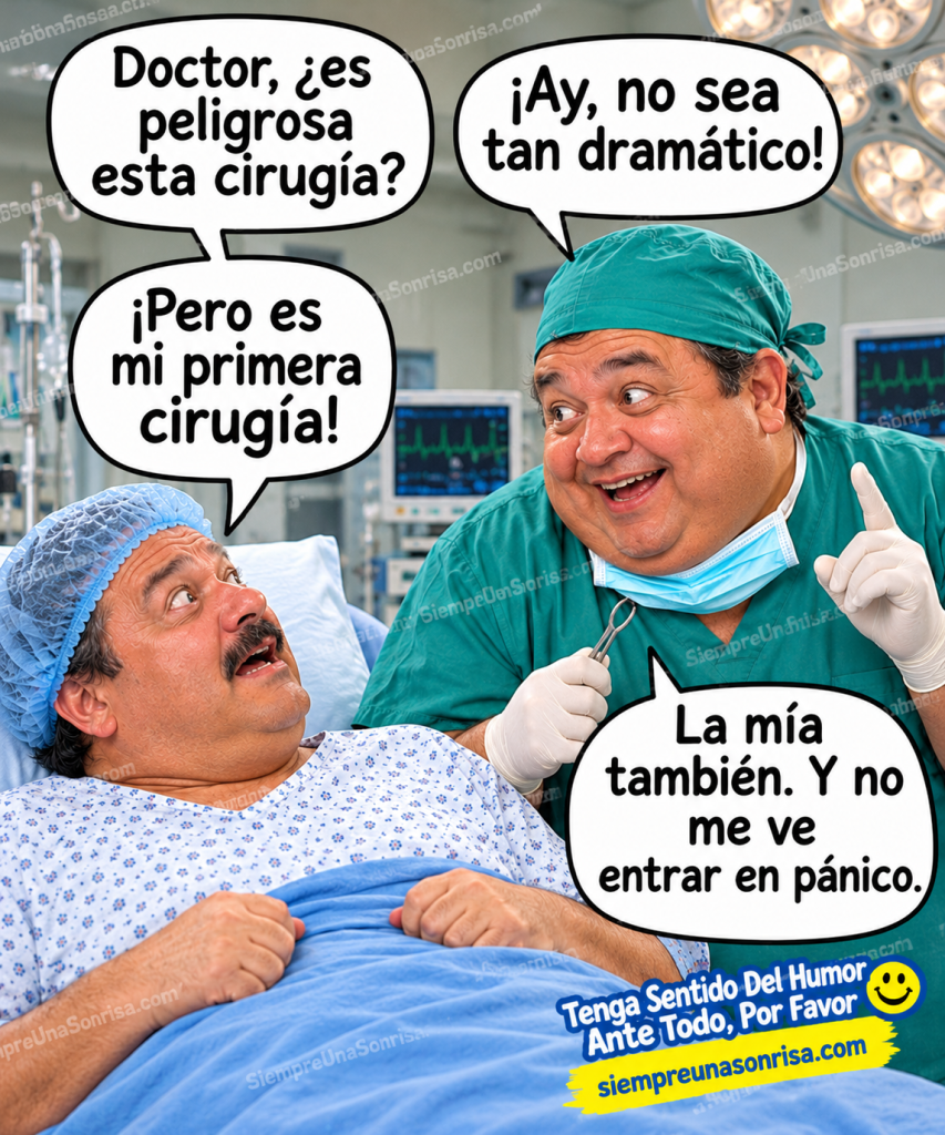 humor médico, chistes de médicos, memes de humor, chistes de hospitales, humor de pacientes,