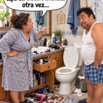 memes de humor, chistes de parejas, baños, tapa del inodoro, siempre una sonrisa
