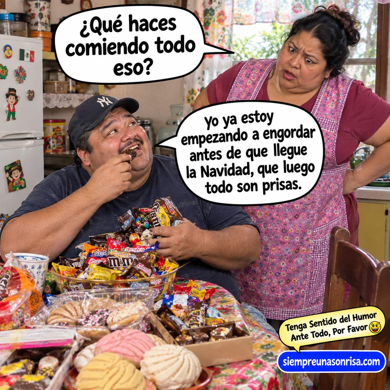 memes de navidad, chistes navideños, humor viral, siempre una sonrisa