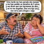 partirse de risa, humor, parejas, hombres, dios, monjas, religión